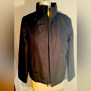 Black jacket can be women’s or men’s